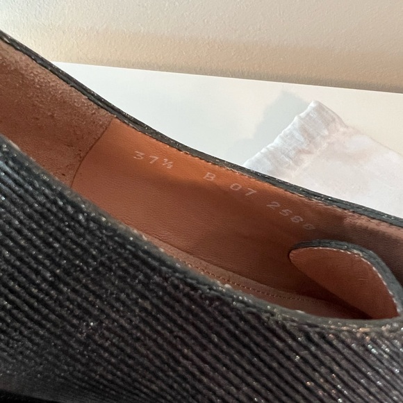 Robert Clergerie women’s black glitter loafer size 37.5 - Picture 9 of 9